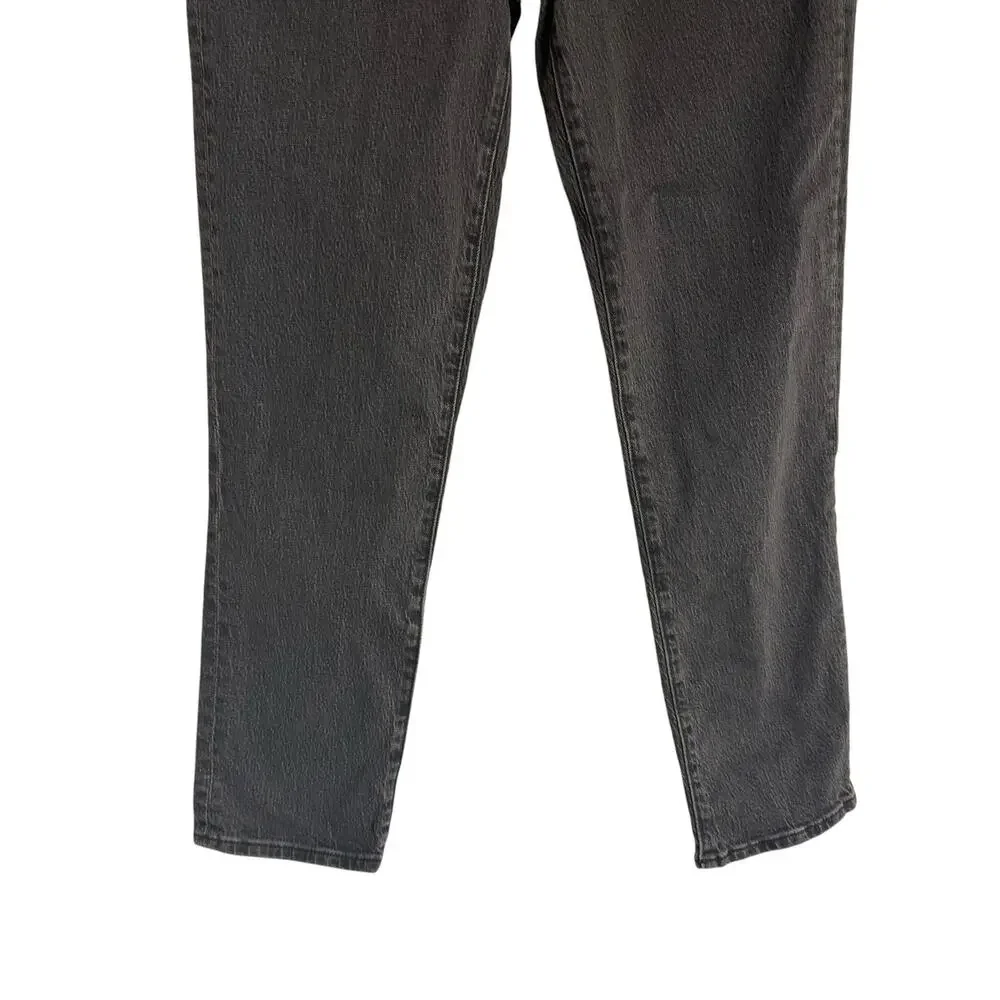 Madewell Perfect Vintage High Rise Tapered 90s Lunar Black Denim Jeans Size 26 - Picture 7 of 14